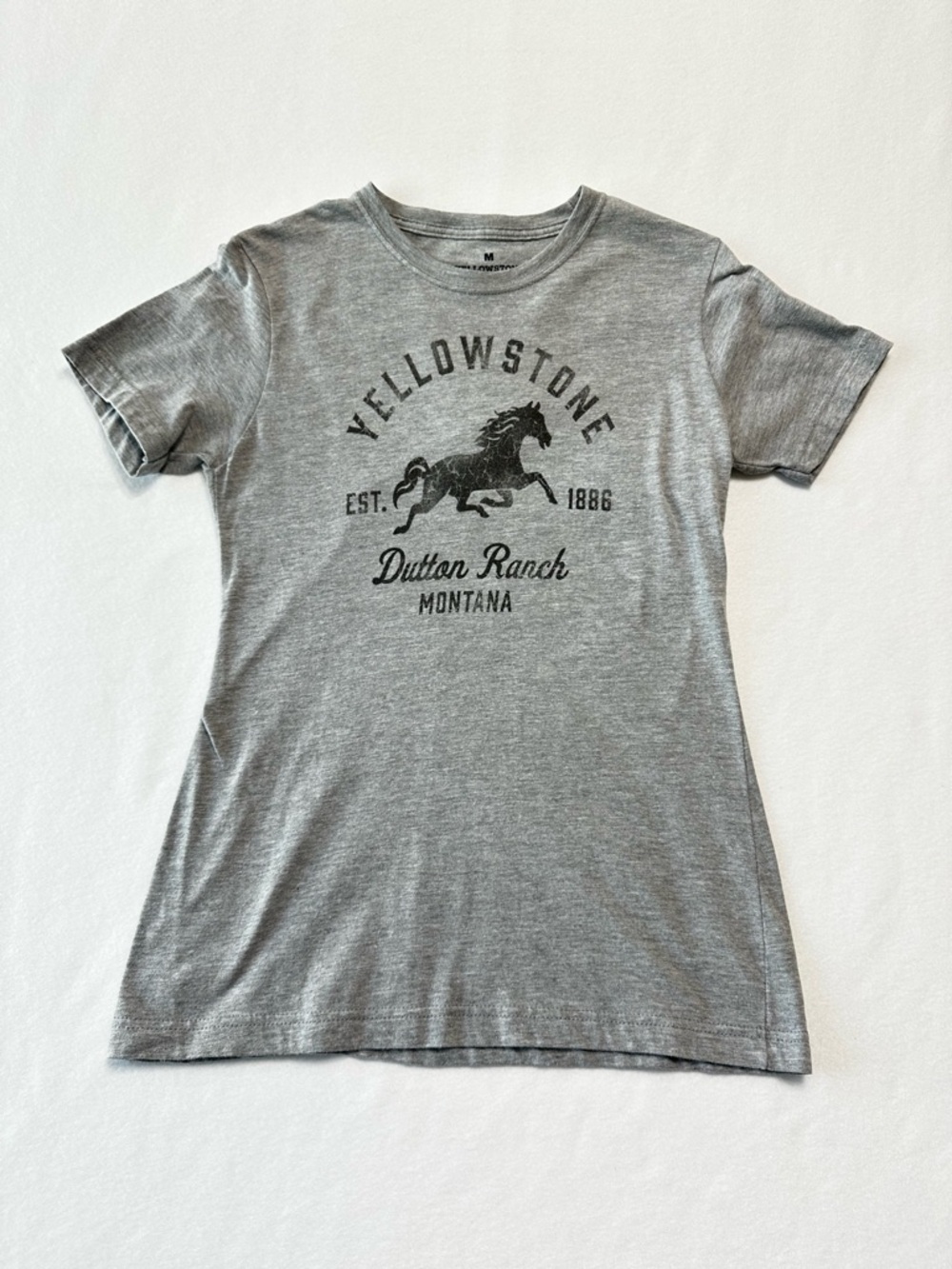 Yellowstone Dutton Ranch Graphic Tee - Grey